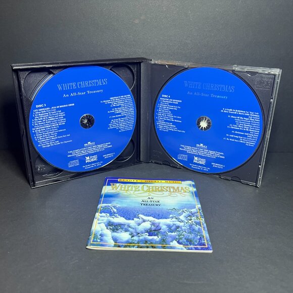 Readers Digest White Christmas An All Star Treasury 2001 4 Disc CD Album Set - Picture 5 of 5